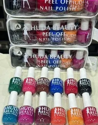 Vibrant Multicolor Nail Polish Set - 12 Pcs | Resists Peeling & Smooth Coverage